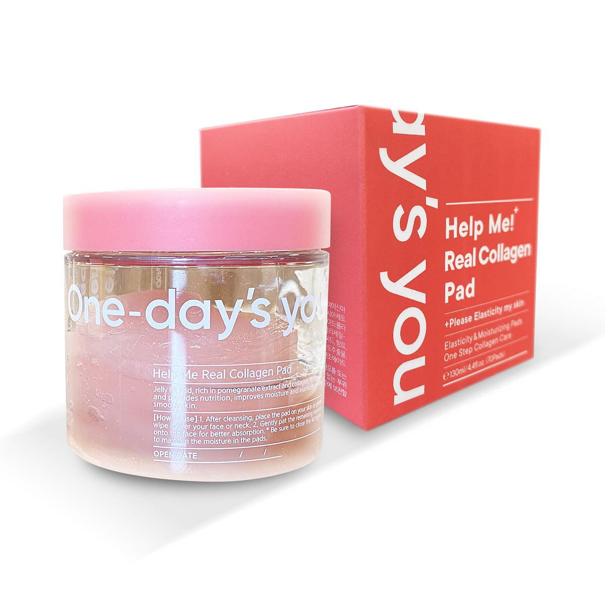 ONE-DAY'S YOU Help Me! Real Collagen Toner Pad Moisturize Cleanse 70 개입