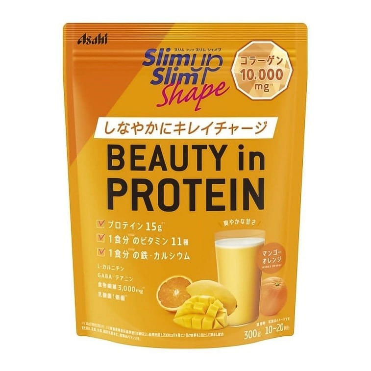 SLIM UP SLIM SHAKE BEAUTY in PROTEIN Mango Orange 300g 300 그램
