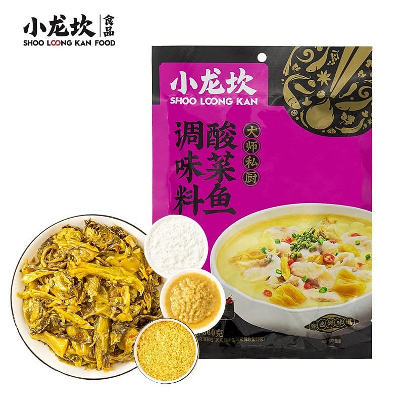 Xiaolongkan sour cabbage and fish seasoning 360g 360 g