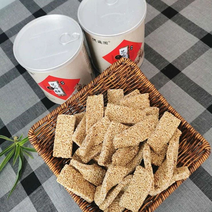 Hebei specialty Ze sesame sugar gift box pure handmade black and white sesame ca 336 グラム