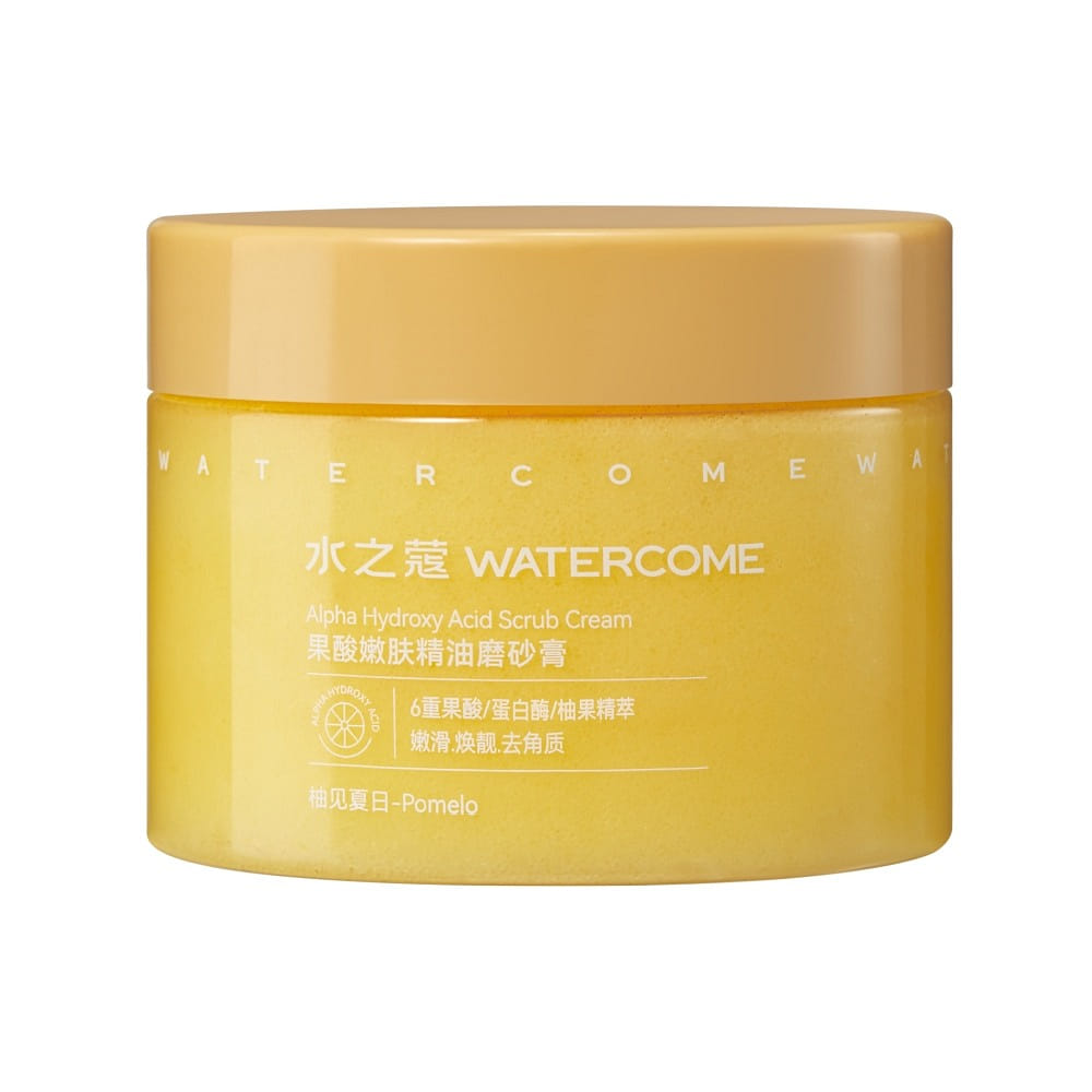 WATERCOME Alpha Hydroxyl Acid Scrub Cream #Pomelo 180 g