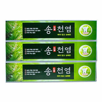 송천염 천연 소금 치약 – 3개입 1 개