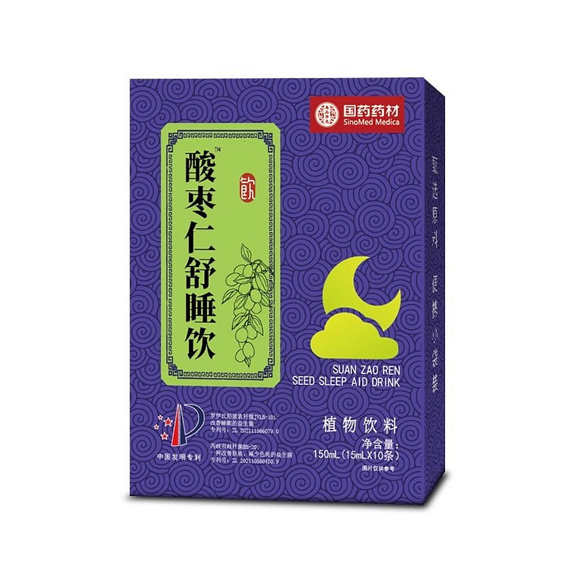 酸棗仁安舒飲舒睡飲品安神助眠百合茯苓茶 1 盒