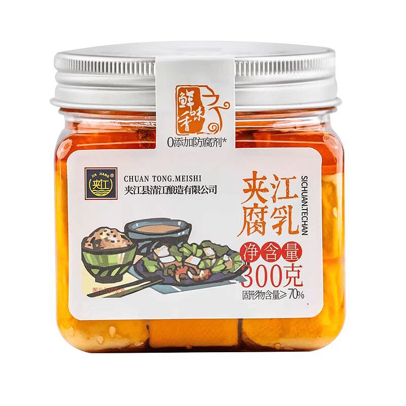 Fragrant fermented tofu 300g (with red oil, mildly 300 g