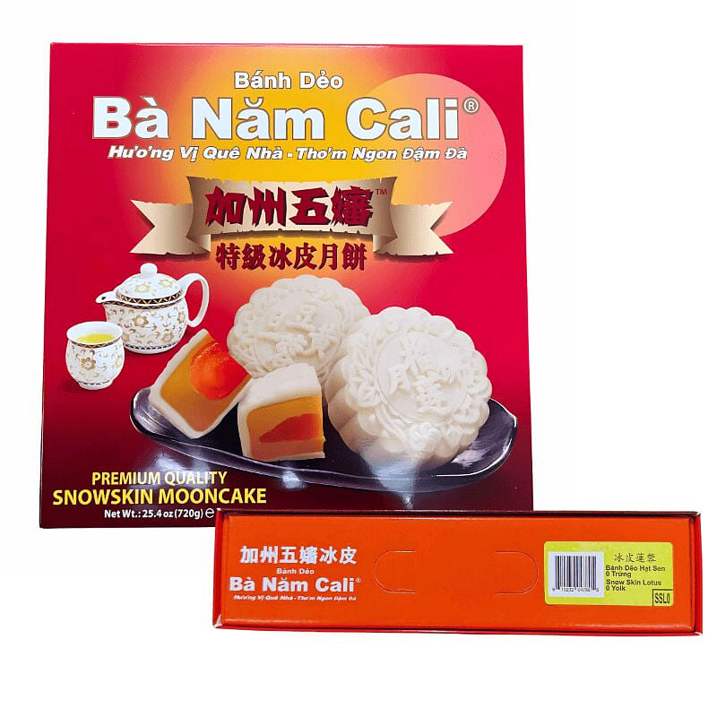BaNam Cali Mooncake SnowSkin Lotus 0 Yolk 25.40 oz 1 개