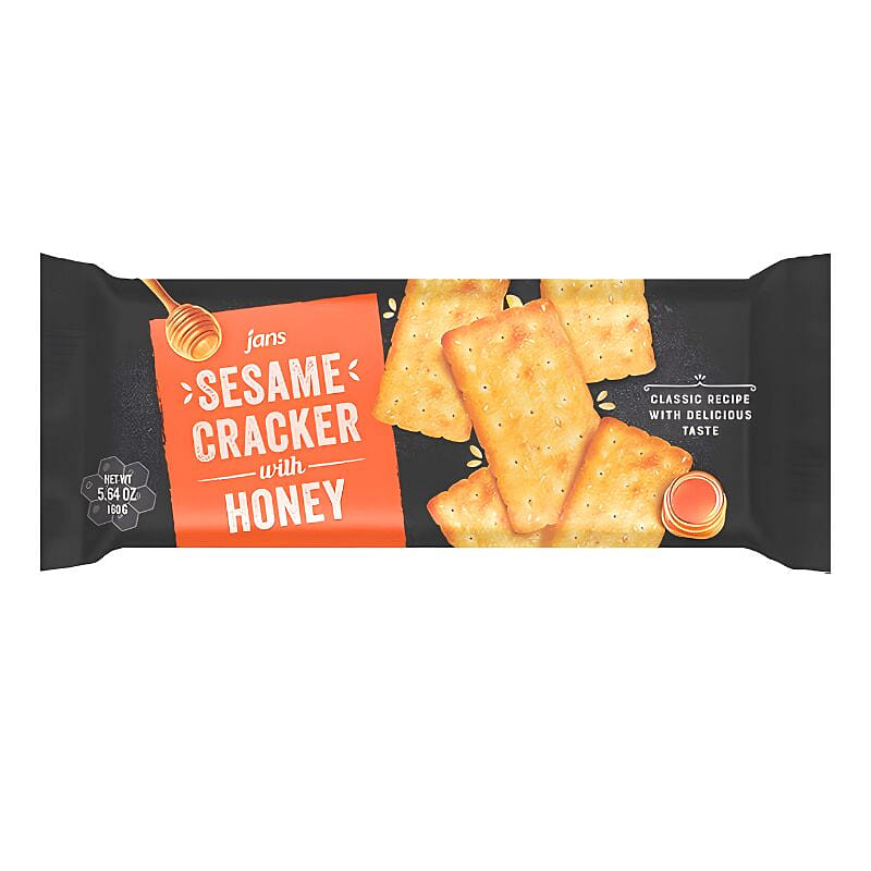 [Jans] Sesame Cracker with Honey - 5.64oz 1 each