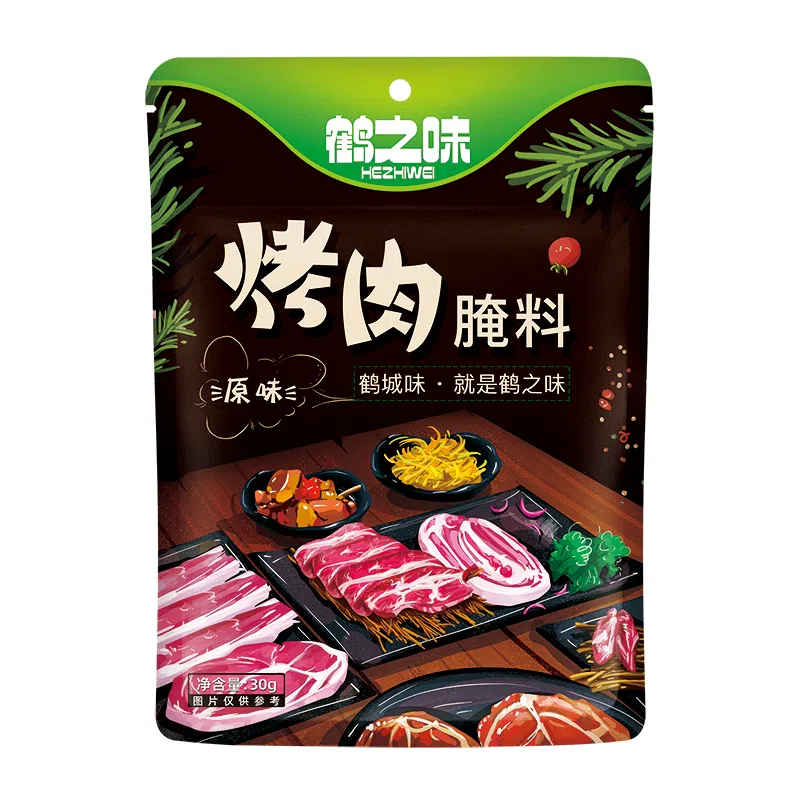 Crane flavor grilled meat marinade 30g * 4 bag grilled braised meat mixed with pork belly, pork belly, roasted wings seasoning powder 120 g