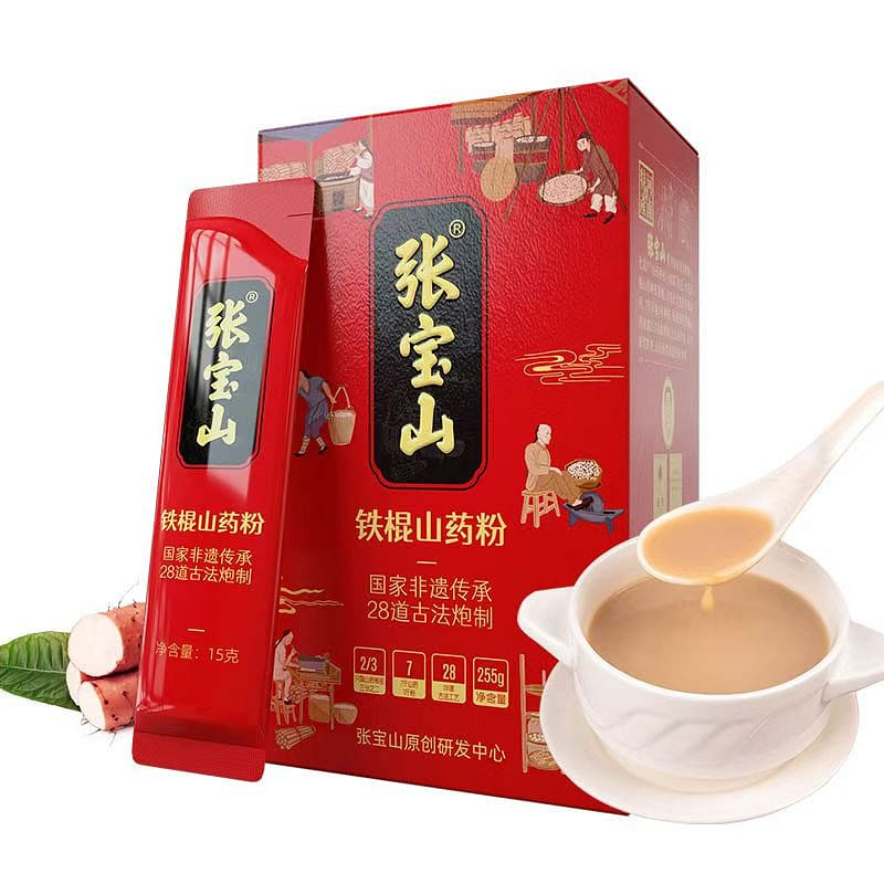 张宝山 铁棍山药粉15g*17条/盒 255 克