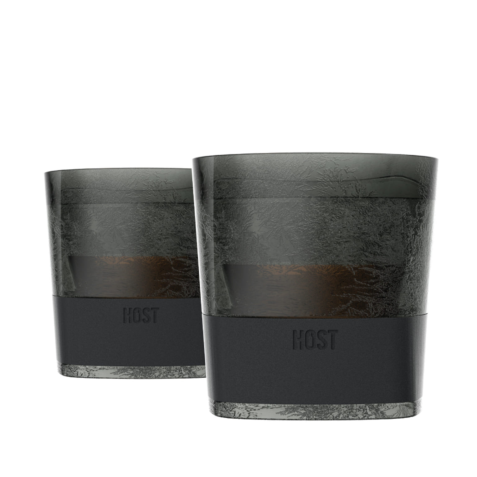 Whiskey FREEZE™ Cooling Cup in Smoke (set of 2) by HOST® 9 液盎司