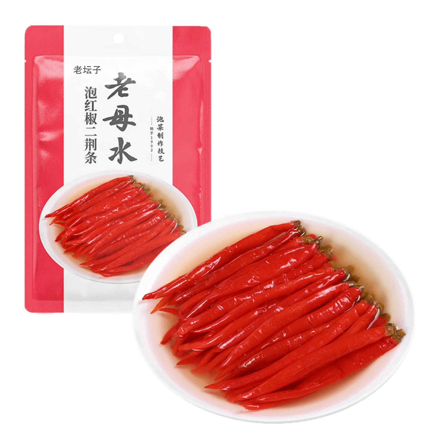 Laotanzi Sichuan-Style Pickled Erjingtiao Chilies 200 그램