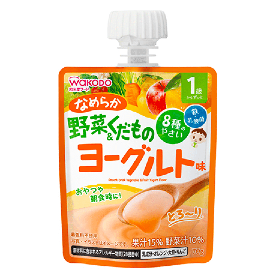 와키도 1 세의 사무라이와 야채 쌀 요구르트 맛의 나의 줄레 링 70g 1 count