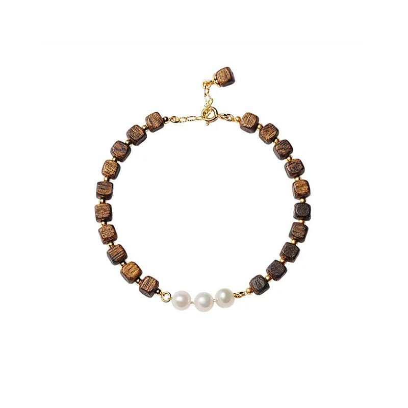 Agarwood Pearl Bracelet 198mm 1 box