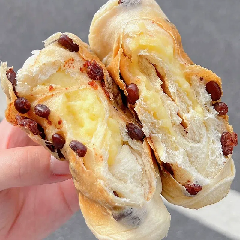 Red bean cheese bun cheese bread sandwich soft bread breakfast supper snack runny bread [cheese sandwich red bean bun * 10 pcs] 500 그램