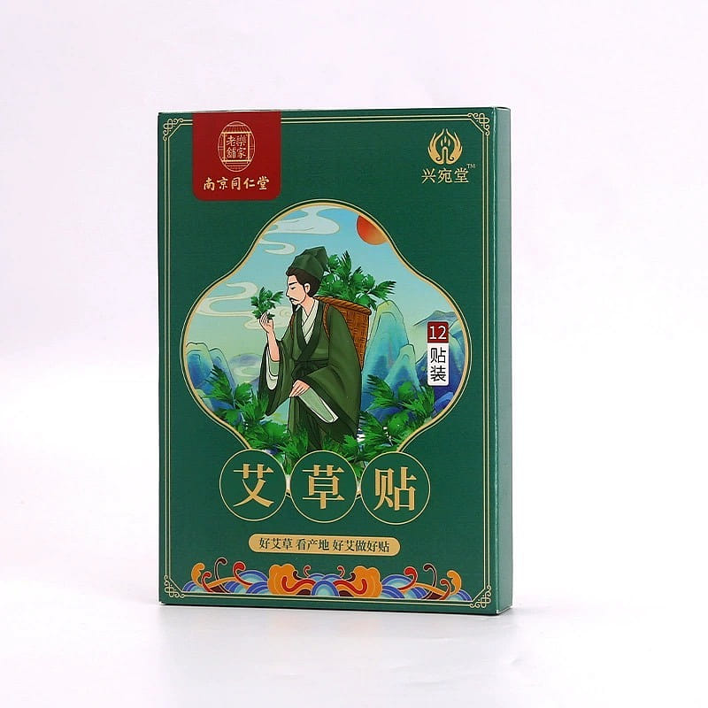 Wormwood Moxibustion Moxa Warm Patch for Knees 12 อัน