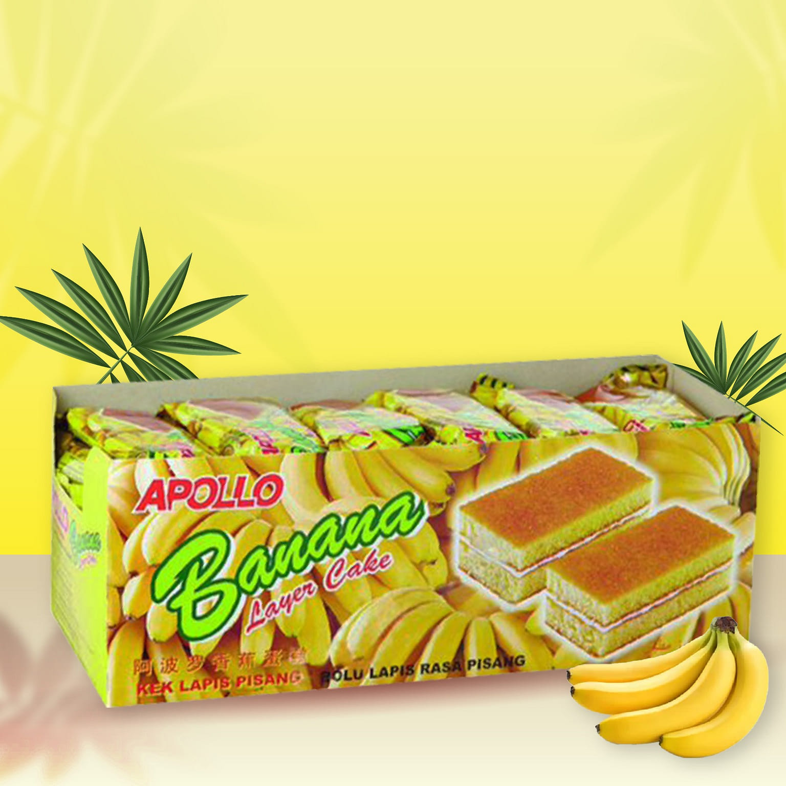 Apollo Banana Layer Cake 432 g
