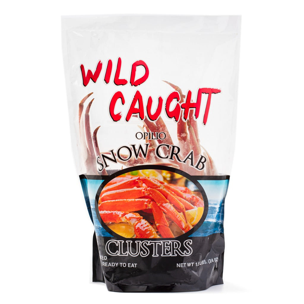 2026 Season Wild-Caught Snow Crab Cluster, Frozen 1.5 lb