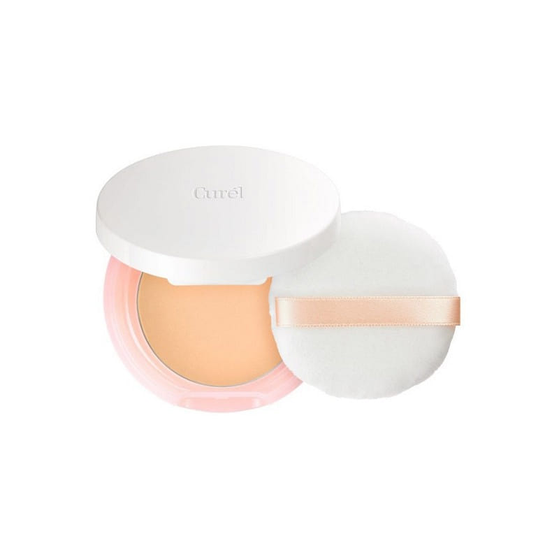 Kao Curel Base Makeup Moist Skin Powder Foundation Natural Skin Color 8g 1 개