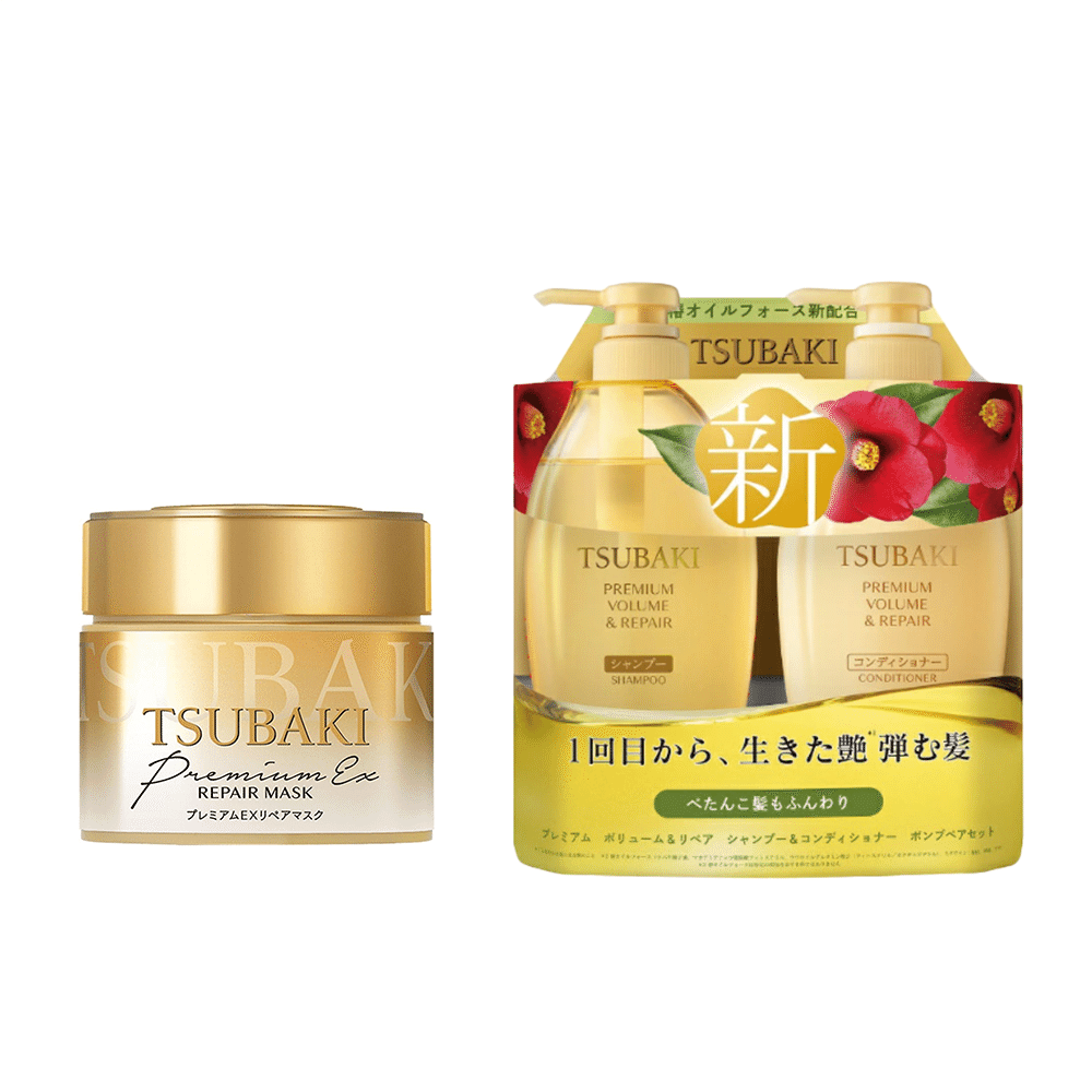 FineToday TSUBAKI Volume & Repair Hair Repair Set! 1 개입