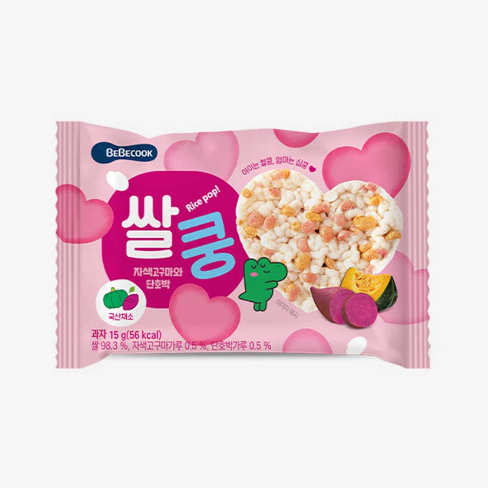 BeBecook Rice Kung Purple Sweet Potato and Sweet Pumpkin 15 g