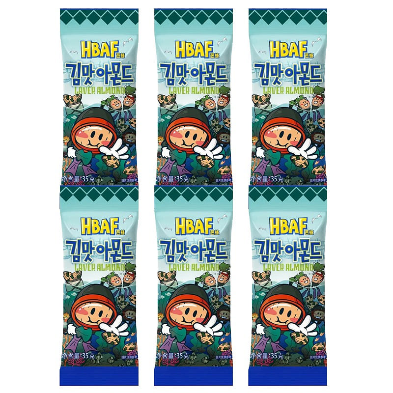 한국 아몬드김맛 35g*6 210 그램