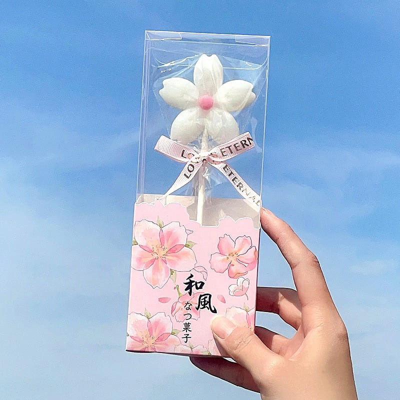 Cherry blossom Lollipop macaron White 1 개
