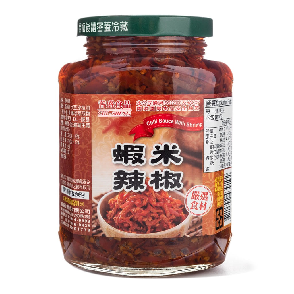 Chi Sheng Chili Sauce with Shrimp 365 g