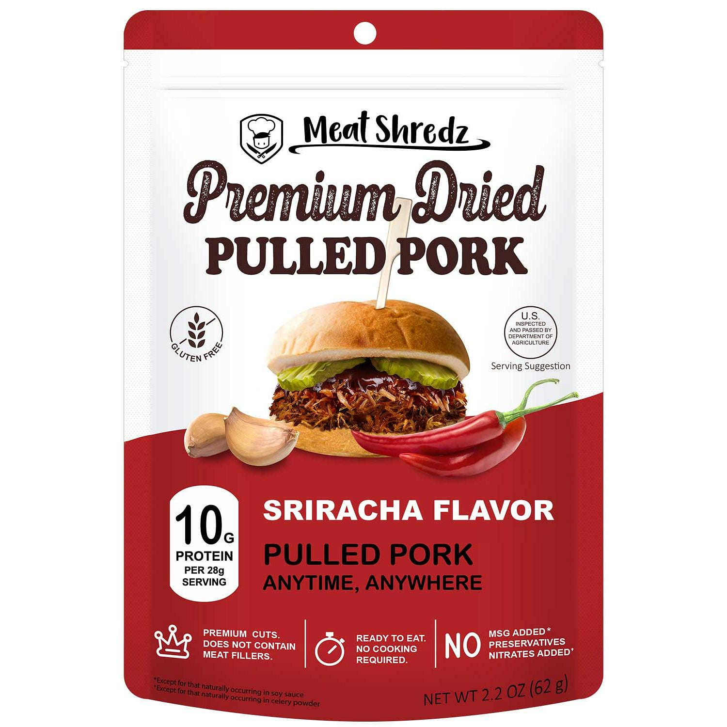Meat Shredz – Sriracha Flavor 2.2 온스