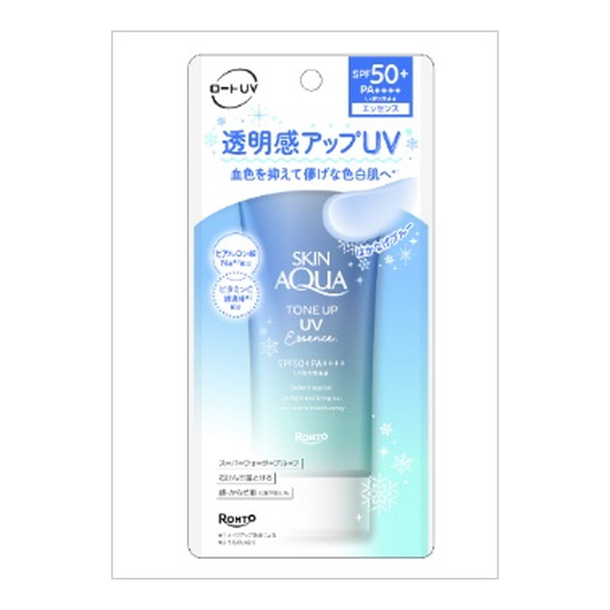 Rohto Skin Aqua Tone Up UV Essence Blue/Soap 80g 1 count