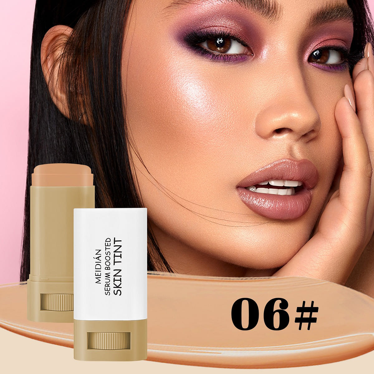 6-Shade Colour-ChangingConcealerFoundationStick#06 1 count