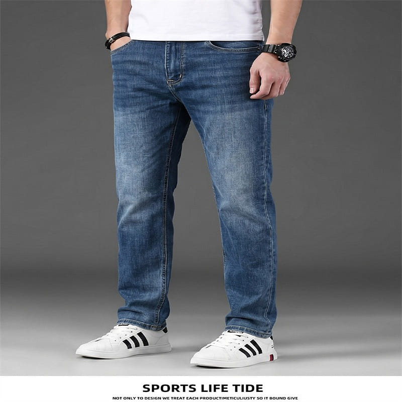 Men's slim-fit straight-leg jeans, size 40#, 1 pie 1 box