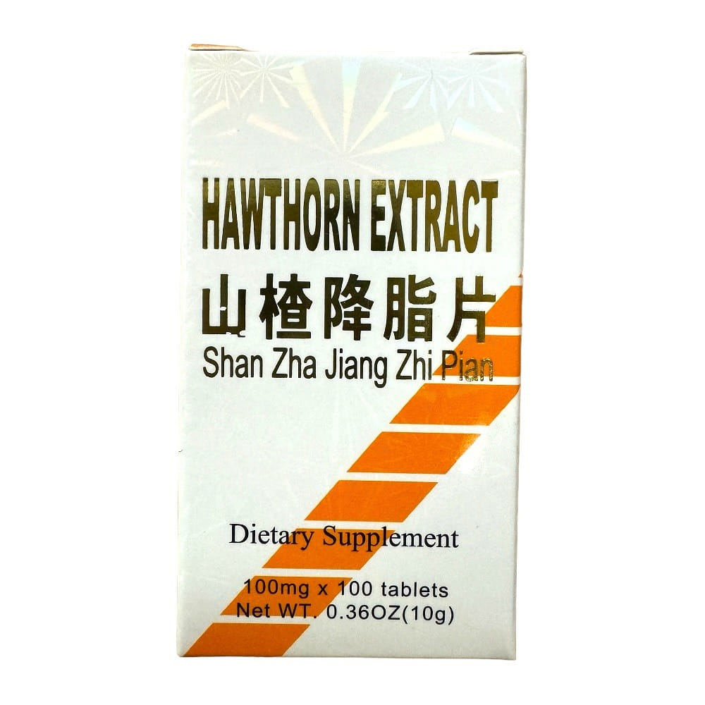 山楂降脂片  維護正常的膽固醇水平 幫助消化 消積化滯 100片 1 盒