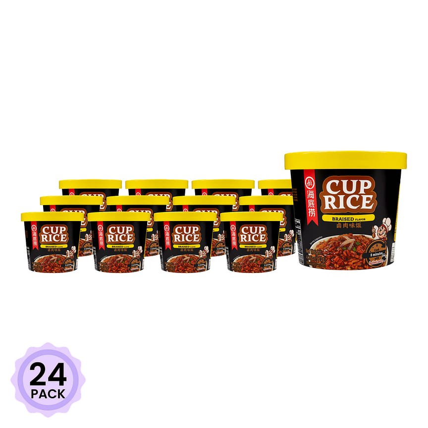 Get CUP RICE BRAISED FLAVOR 121 g*24 pack Delivered | Weee! Asian Market