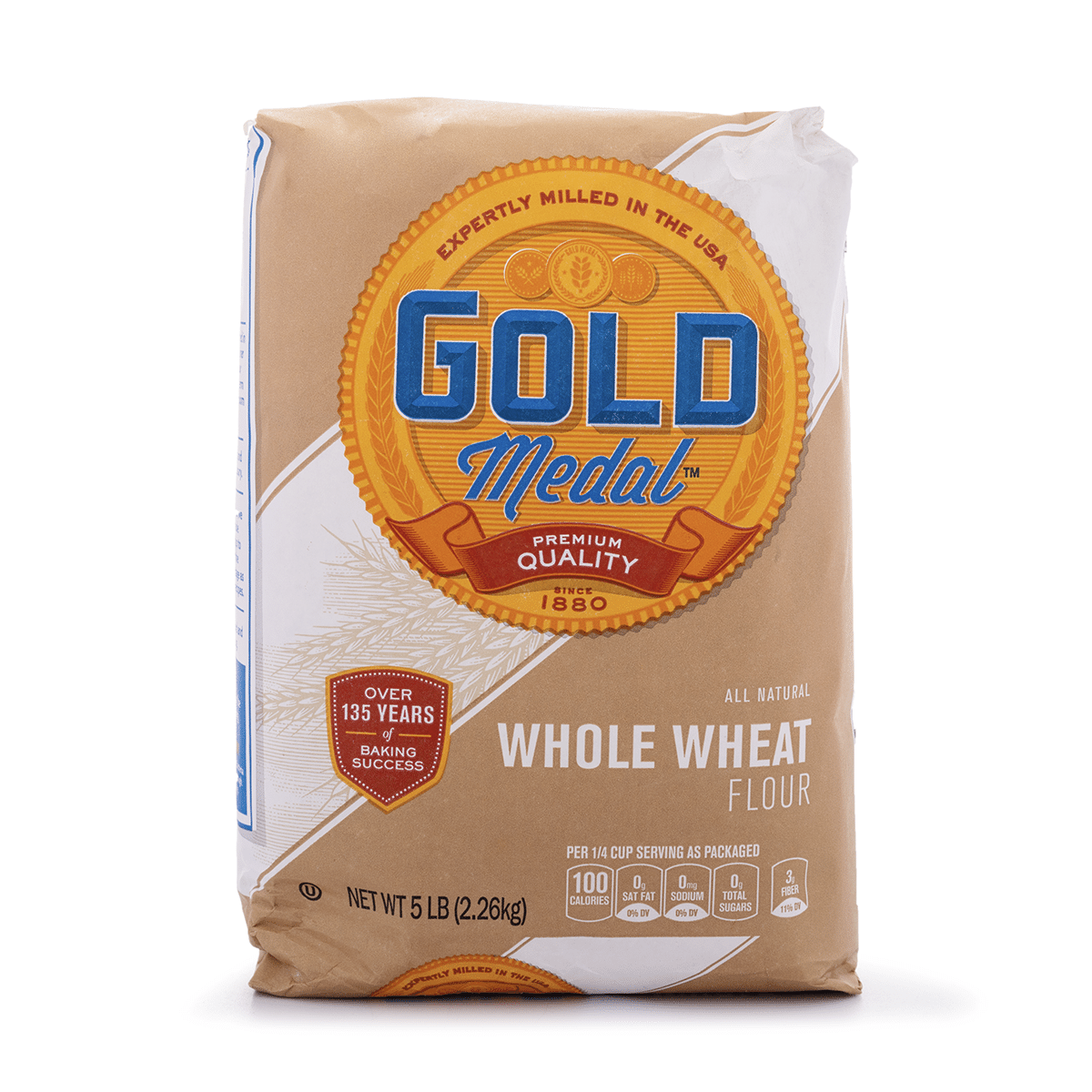 Harina de Trigo Integral Gold Medal 5 libra(s)