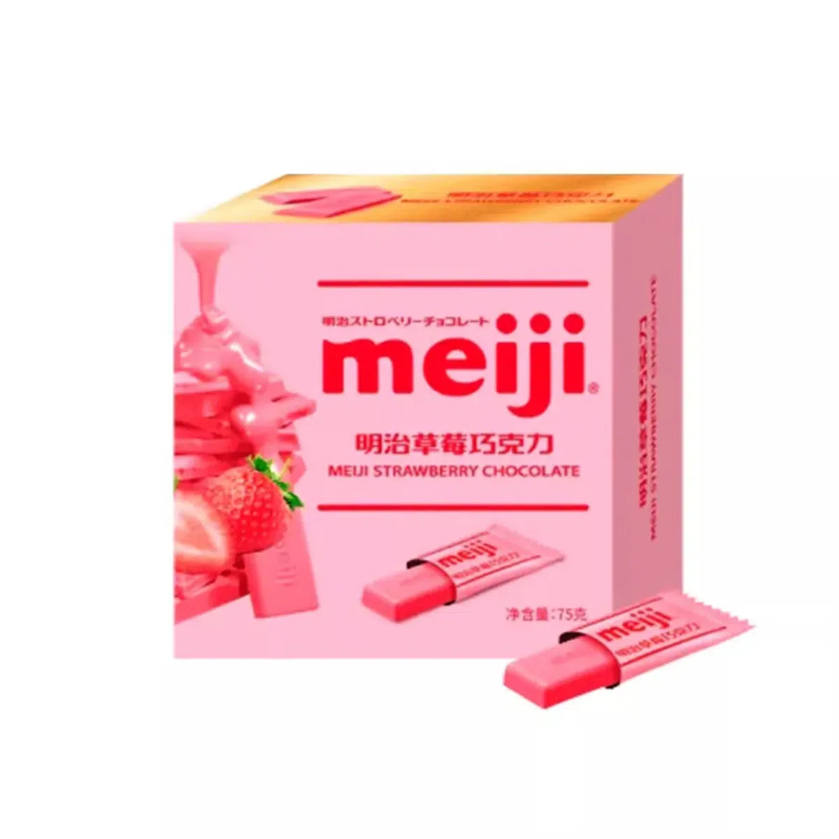 MEIJI Strawberry Chocolate 75g 75 g