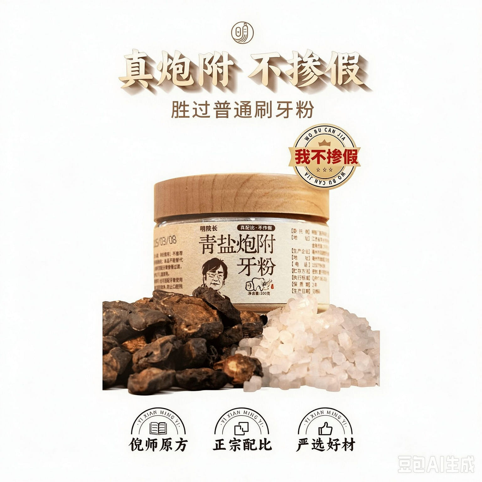100g of tooth powder *1 bottle 100 กรัม