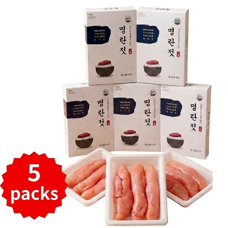 [송가수산] 프리미엄 저염 명란 정란 120g 120 그램*5 팩