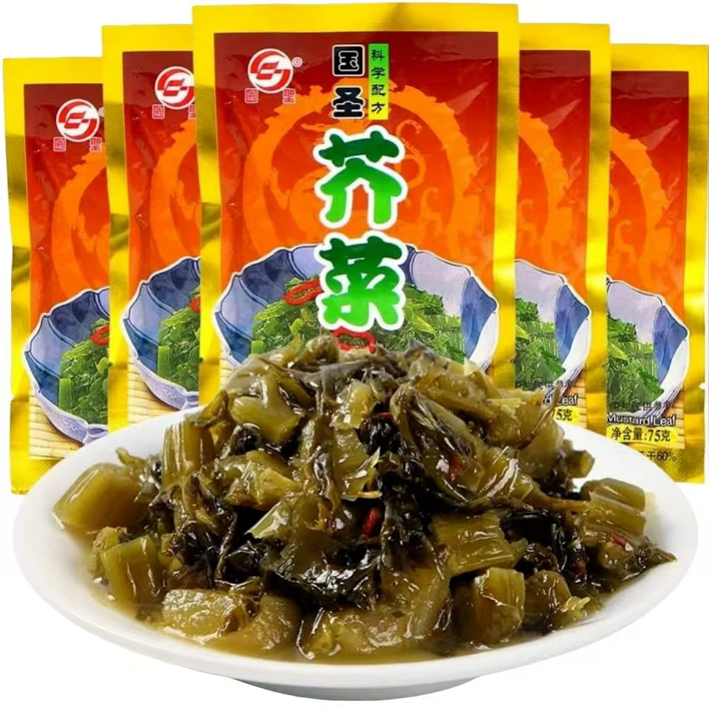 Guosheng Mustard Greens 75g*2 packs 150 g