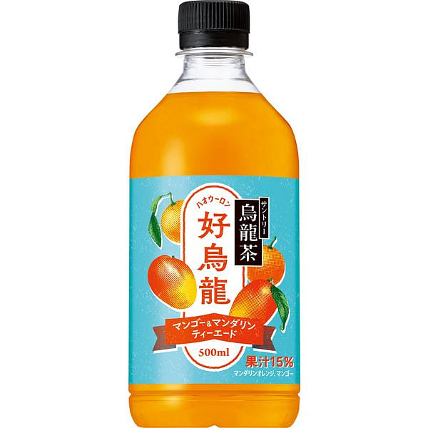 烏龍ティー 三得利芒果柑橘乌龙茶500ml BB7/31/25 - Weee!