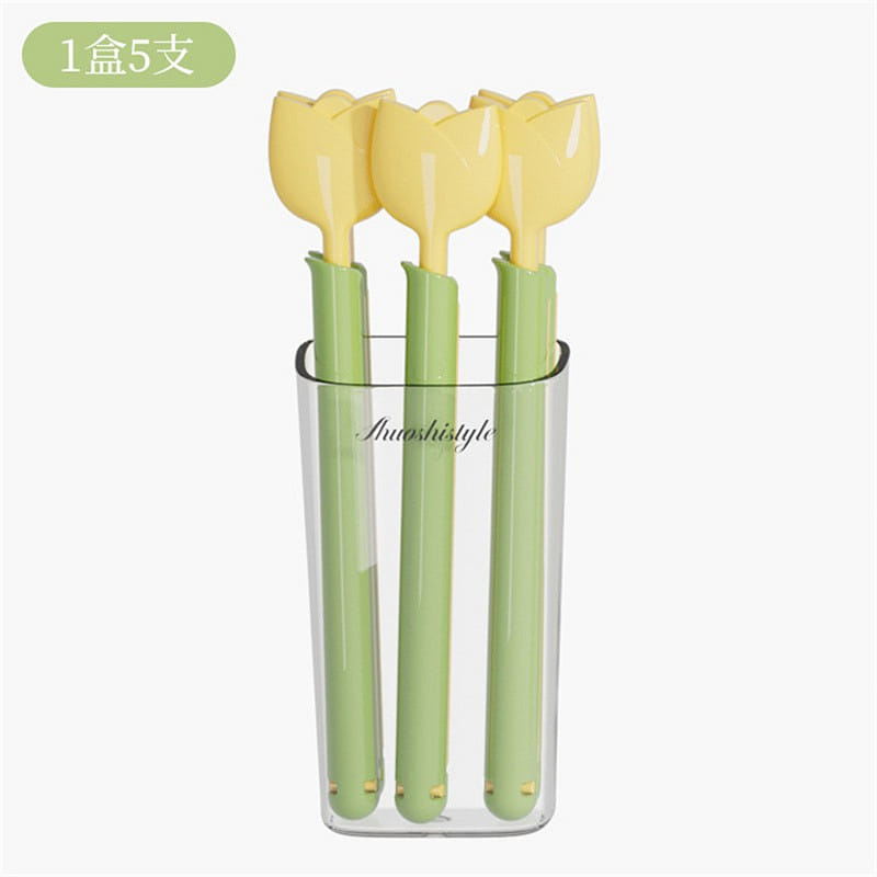 【中國直郵】 FOXTAIL 零食封口夾 食品袋  密封保鮮 廚房家用  冰箱貼 裝飾-黃色-5支*|預計到達時間3-4周 1 份