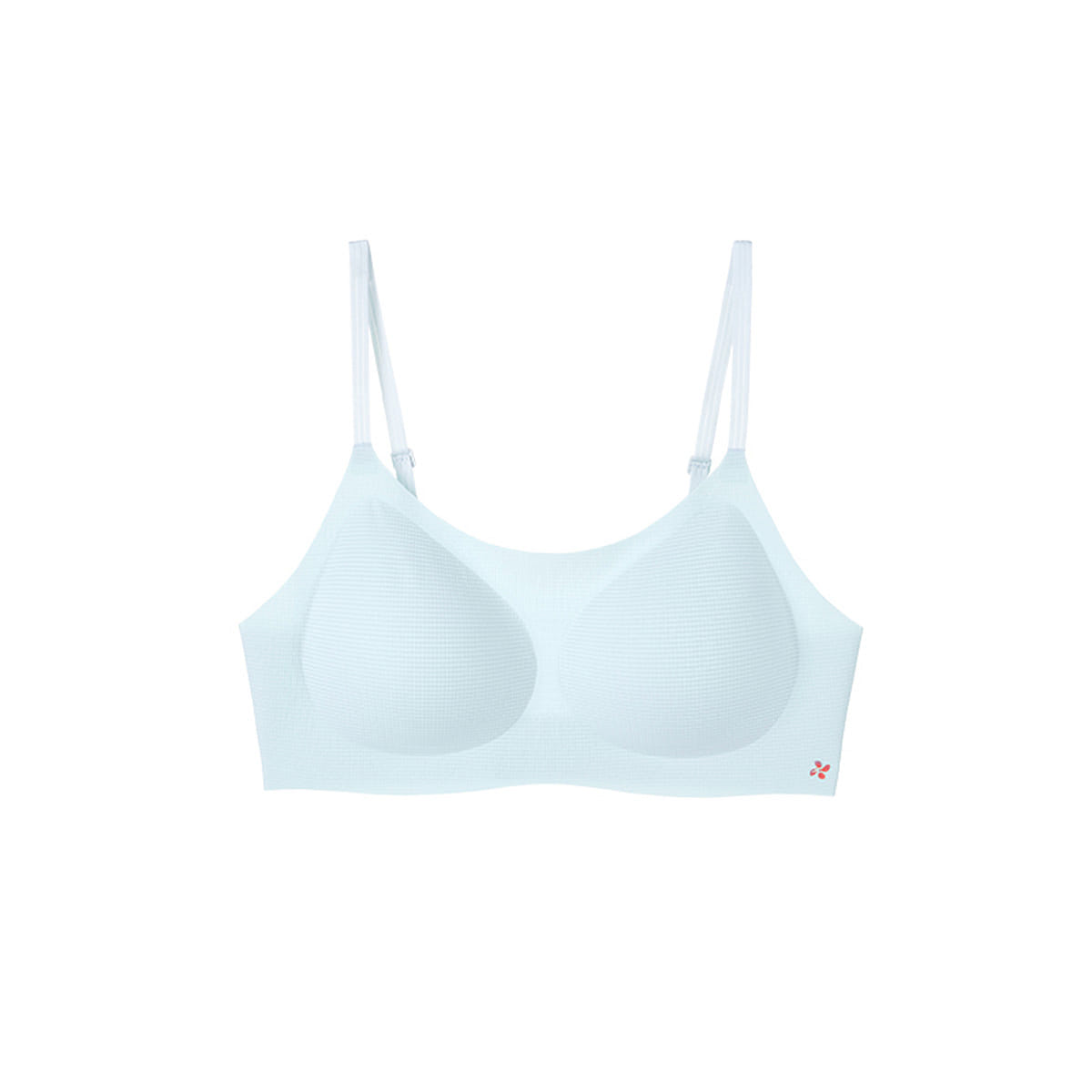 China Direct Mail Ubras No Size Mint Cool Waffle Tag Bra Tank Top - Standard - Ripple Blue - One Size 100 g