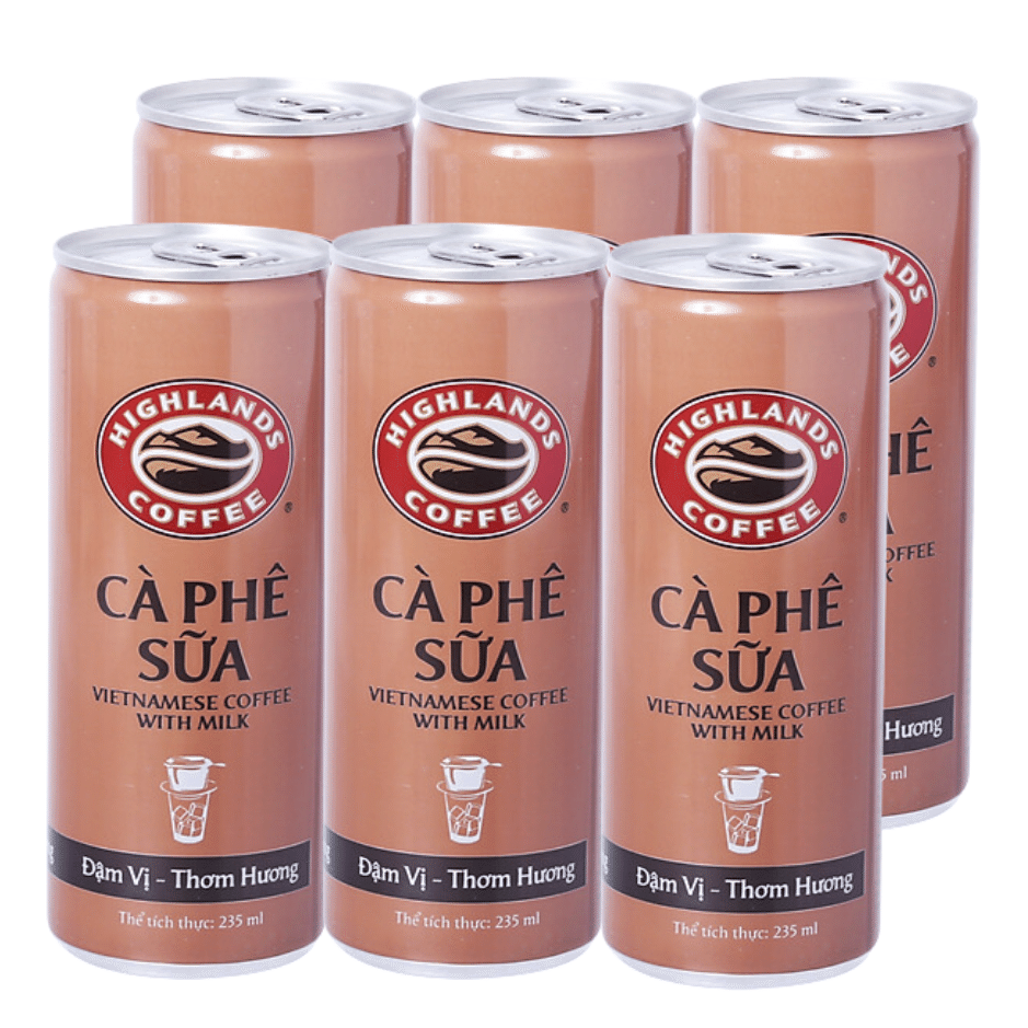 Highlands Coffee Ca Phe Sua pack of 6 1 개