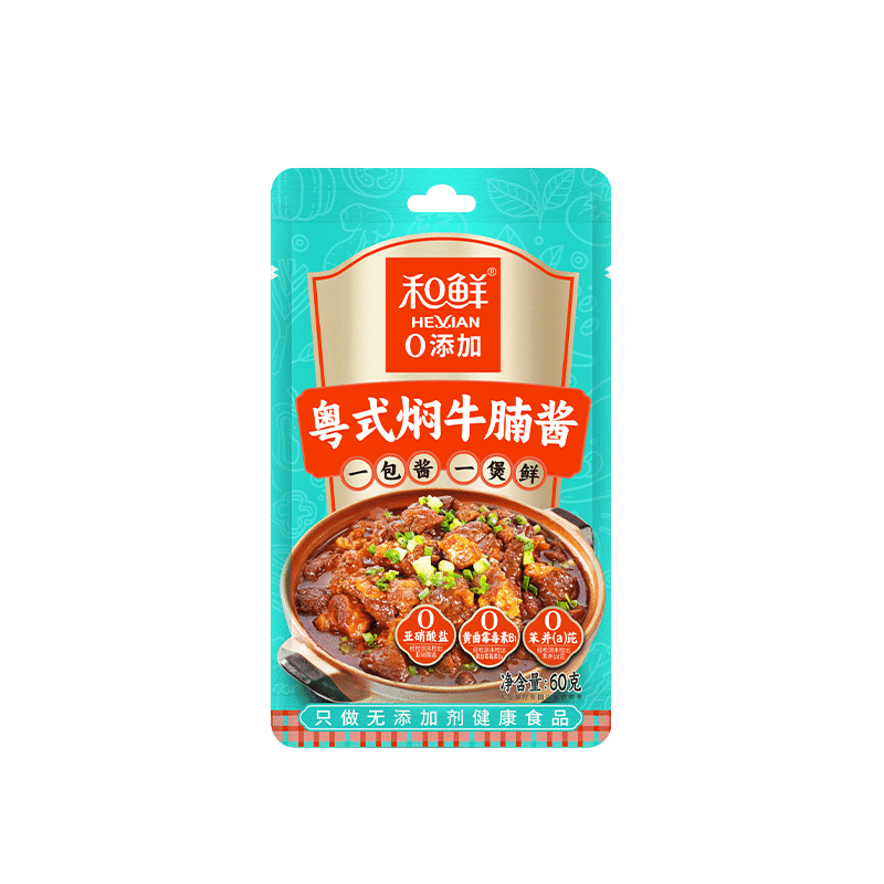和鮮 0添加粵式燜牛腩醬祕製調味底料 60 克