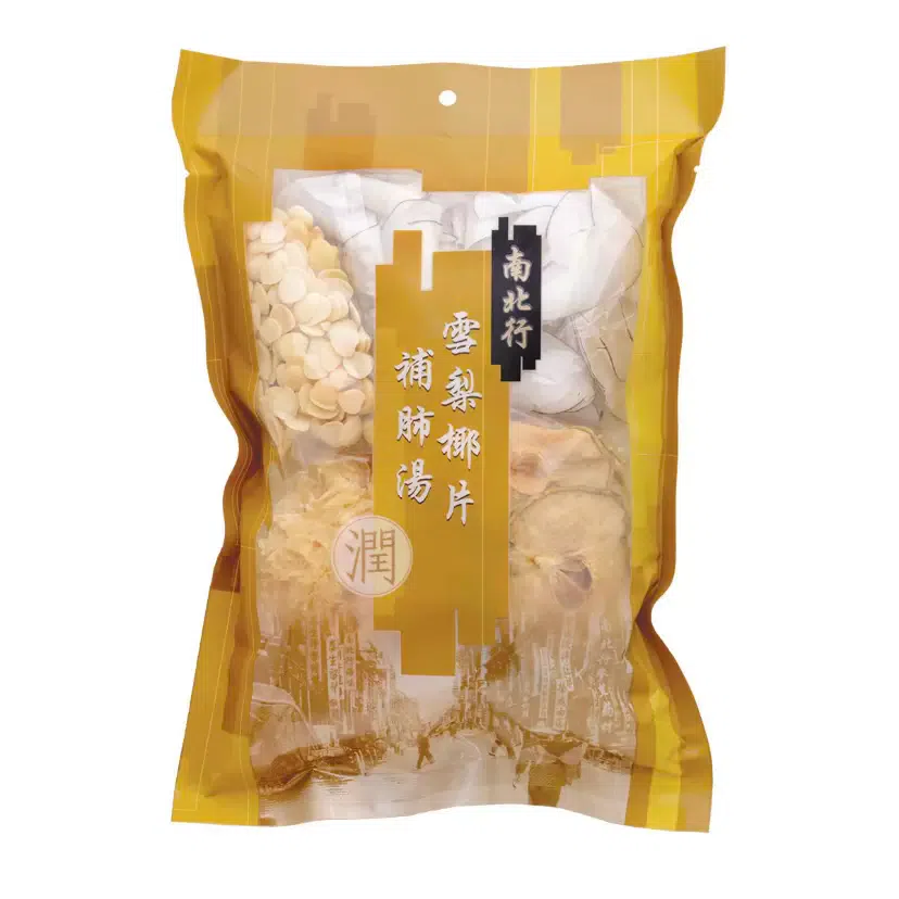 Hong Kong Health Soup Packet - Snow Pear and Coconut Slice Lung-Nourishing Soup 106 그램