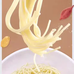 Gaoren Lamian Noodles Hong Kong Style Fat Juice Flavor 12 Barrels/box 3160 g