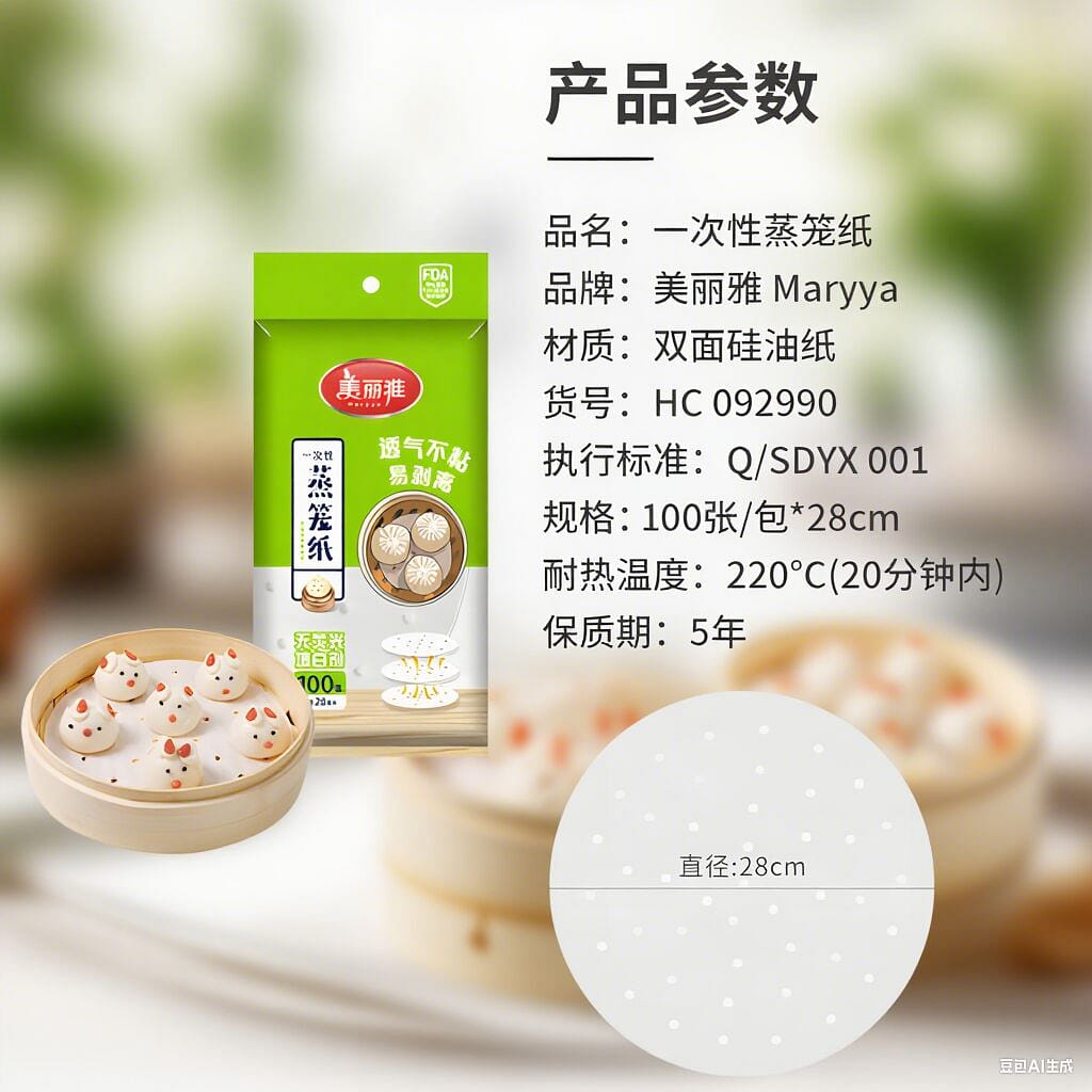 Maryya Disposable steamer paper(28cm*100sheets) 1 팩