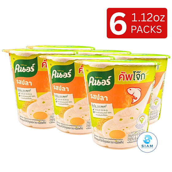 weee_instant_(6-Pack) Knorr Cup Porridge, Fish Flavor 6 count