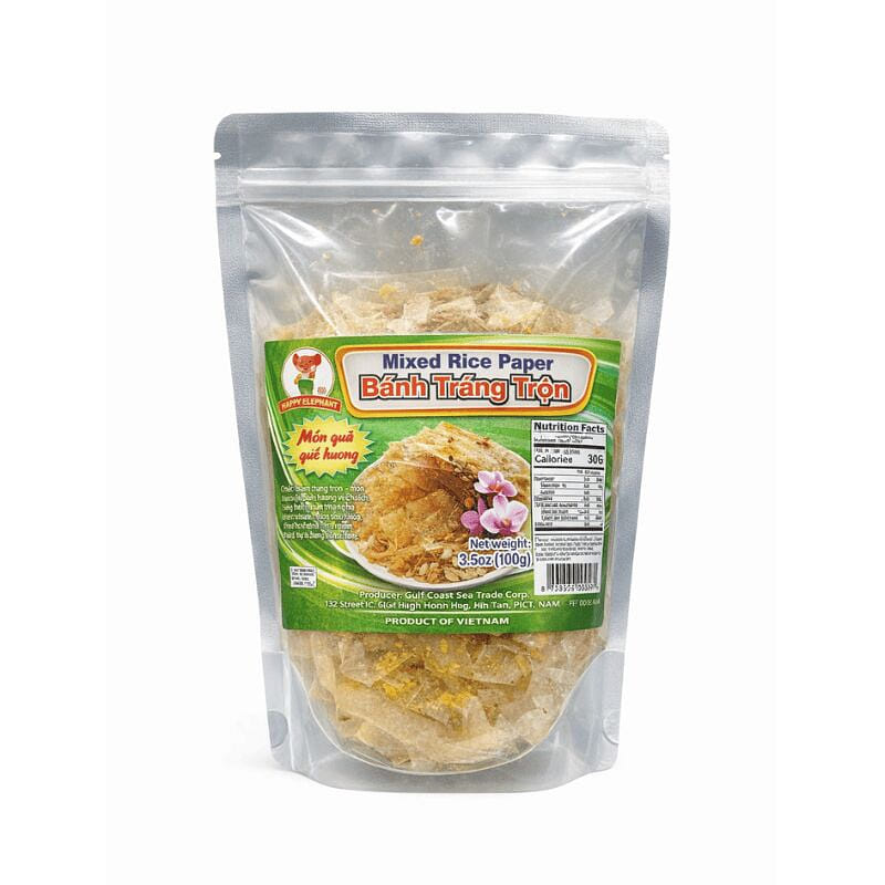 [HAPPY ELEPHANT] Mixed Rice Paper - 3.52 oz 1 pack