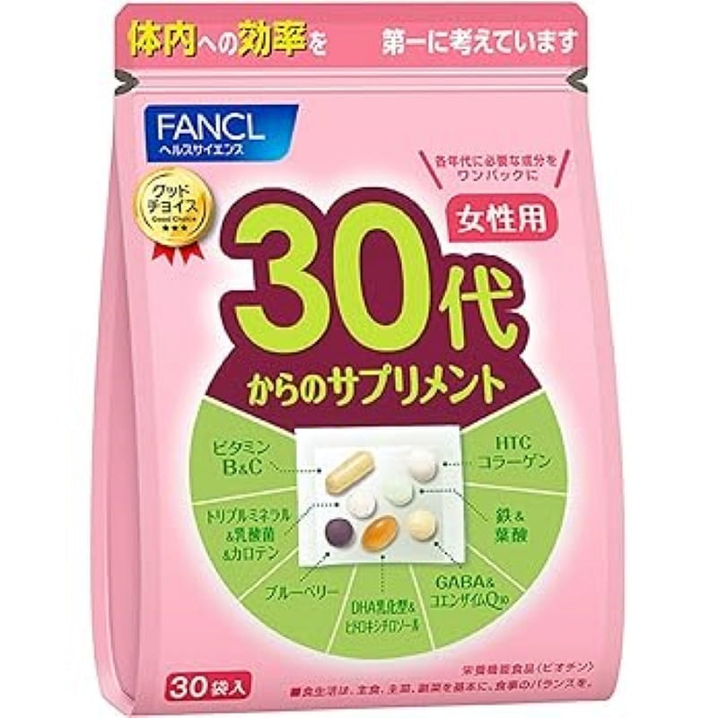 FANCL Supplement for for Ages 3 0 and Up Supply 30days 1 กล่อง
