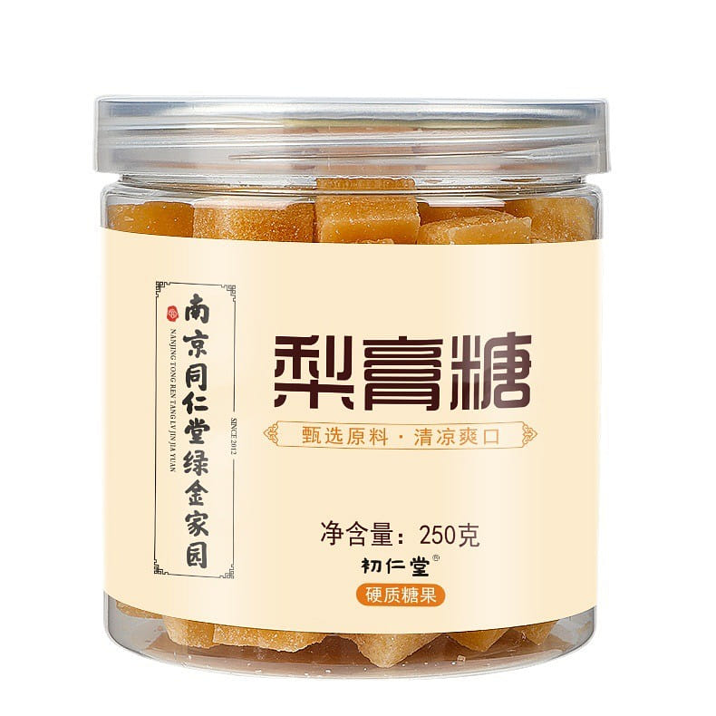Nanjing Tongrentang Pear Cream Candy 250g 250 그램