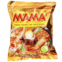 Mama Instant Noodle, Creamy Tom Yum Spicy Flavor 1 count 1 each